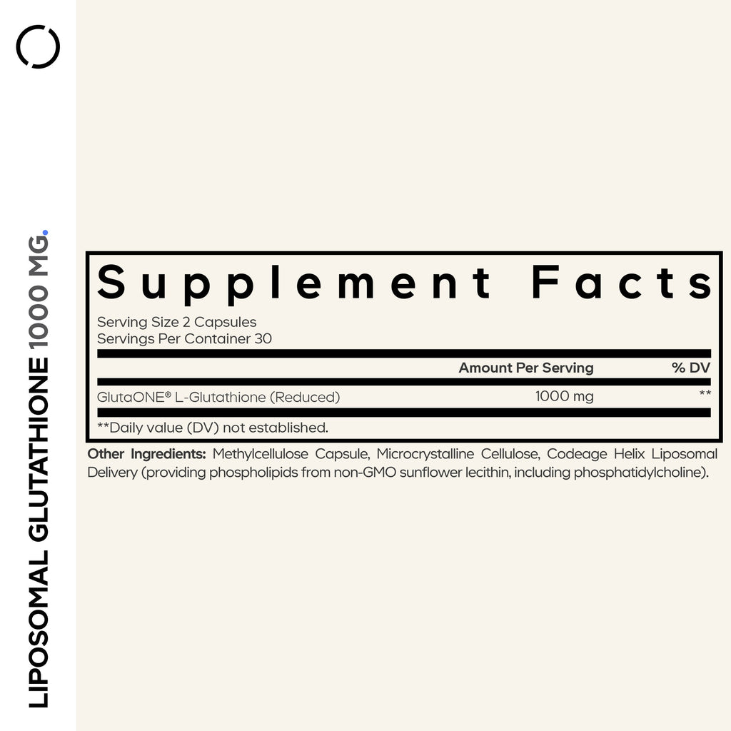 Codeage Liposomal Glutathione 1000mg 60 capsules