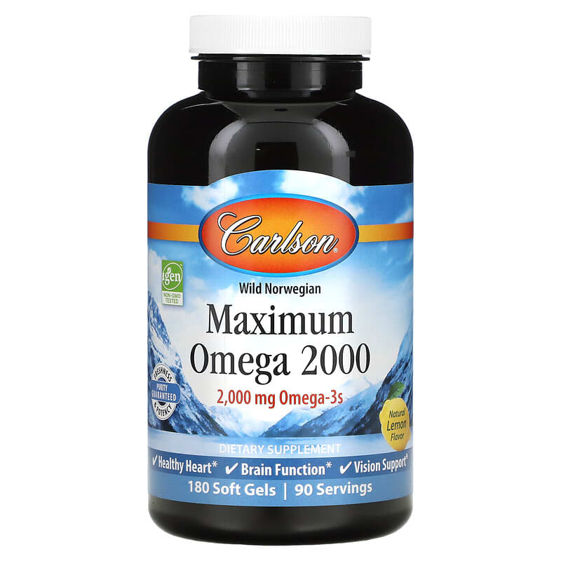 Carlson Maximum Omega 2000mg Omega-3