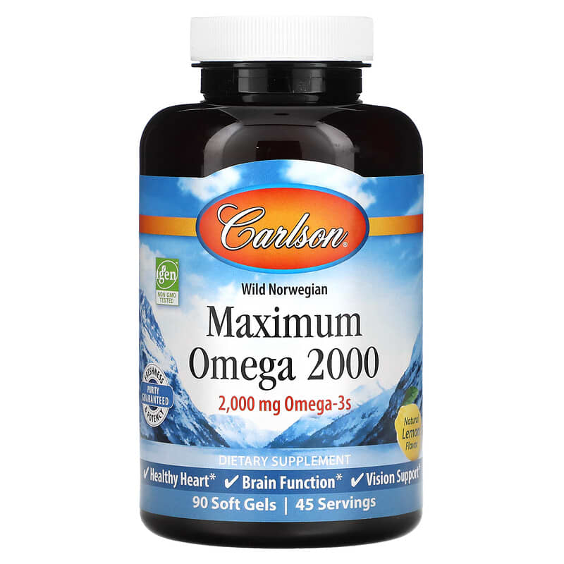 Carlson Maximum Omega 2000mg Omega-3