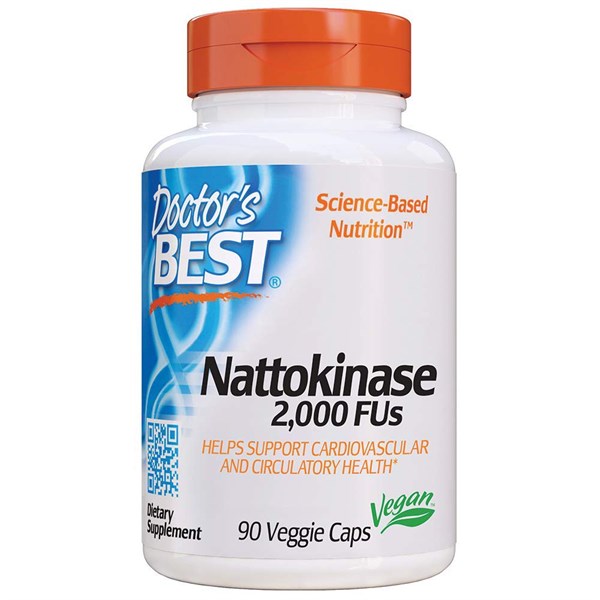 Doctor’s Best Nattokinase 2000FUs 90 Veggie Caps