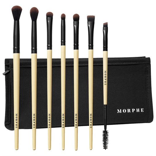 Morphe Earth To Babe 7-Piece Bamboo Eye Brush Set