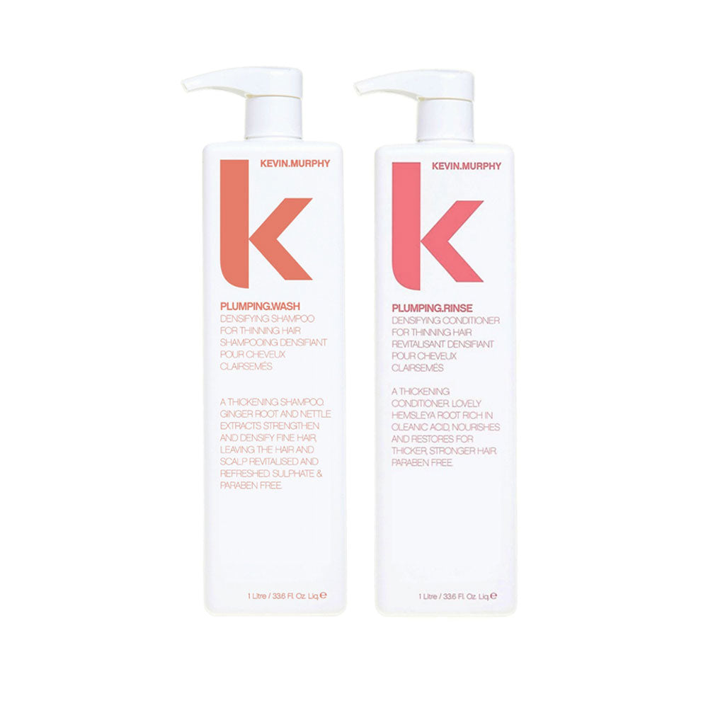 Cặp Gội Xả Kevin Murphy Plumping Wash 1L & Rinse 1L SALON DUO