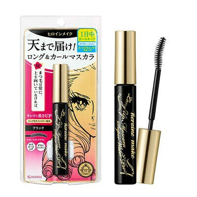 Kissme Heroine Make Long Up Mascara Super Waterproof - Mascara nâng mi dài tối đa 6g (Màu đen tuyền)